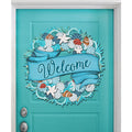 Coastal Holiday Door Wreath by G. DeBrekht - Coastal Holiday Decor - 8185306-2H